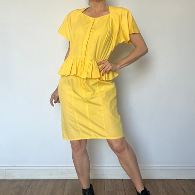 Vintage yellow dress