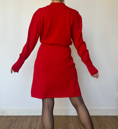 Vintage Two pieces Red Suit
