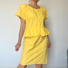 Vintage yellow dress