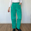 Vintage Green Leather trousers