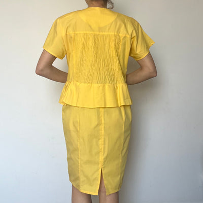 Vintage yellow dress