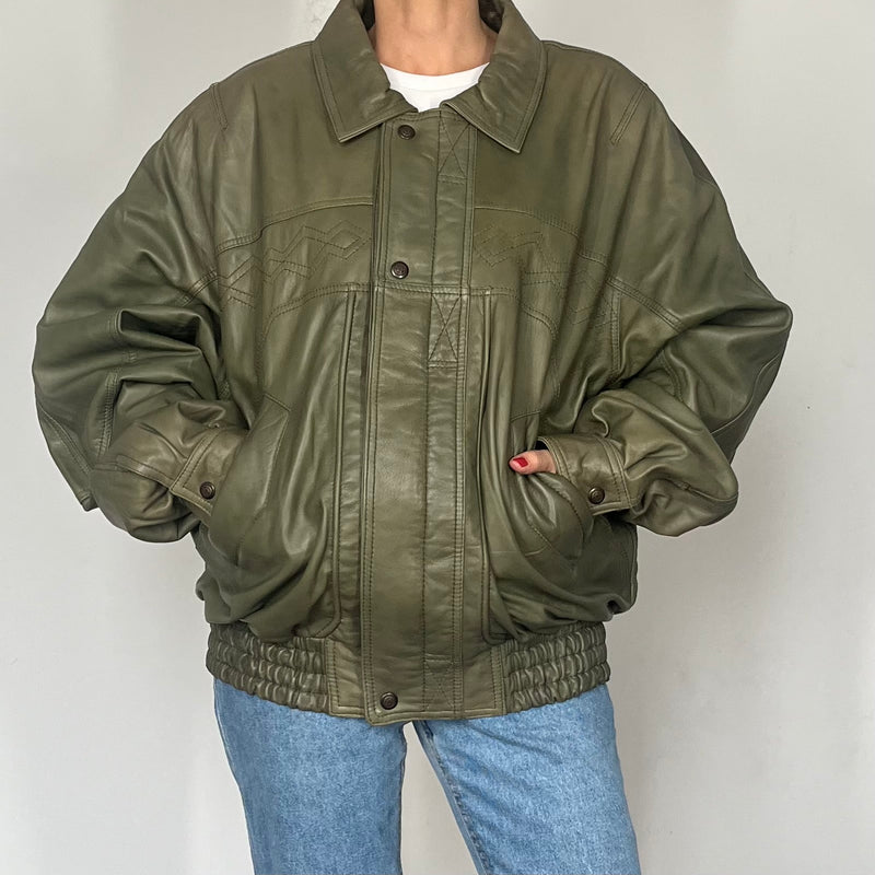 Vintage crop denim jacket