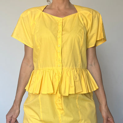 Vintage yellow dress