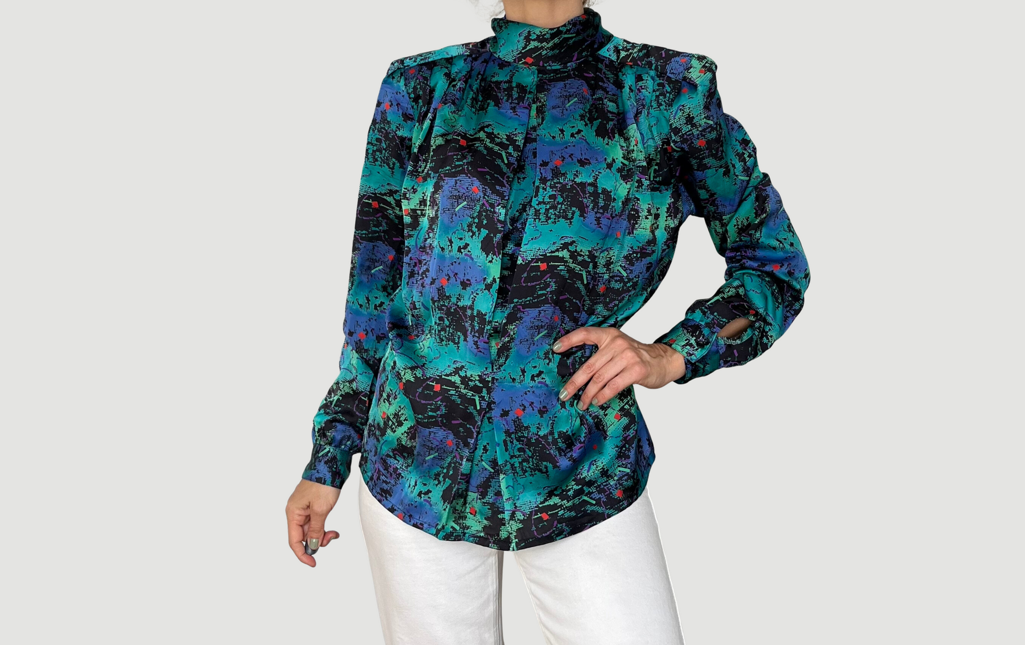 Vintage Abstract blouse by Nicola