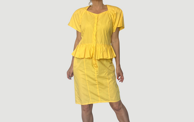 Vintage yellow dress