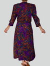 Vintage Women Paisley long Dress