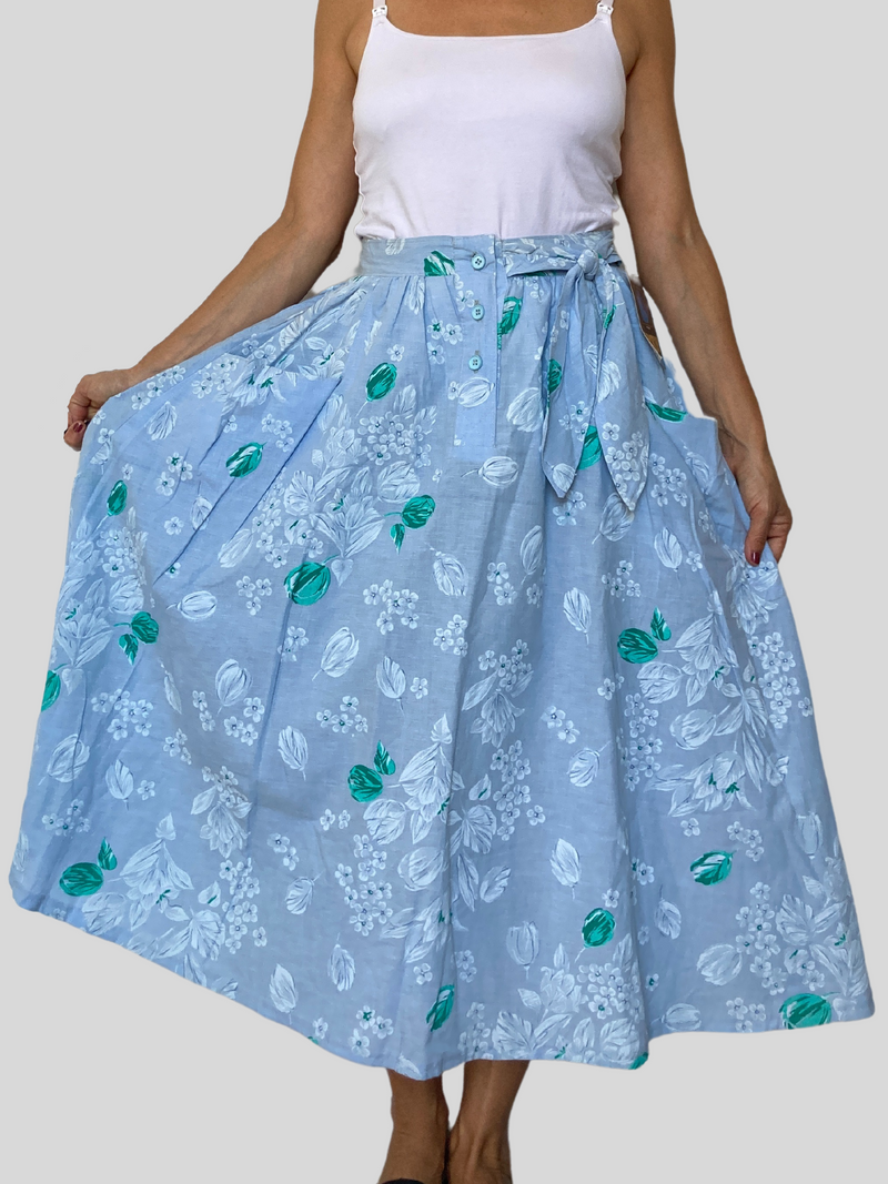 Old Stock Vintage Floral pocket skirt