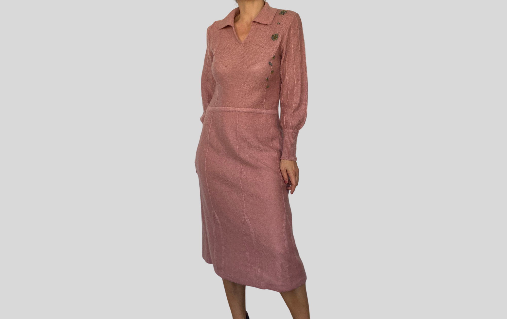 Wool Old Pink dress