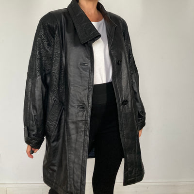 Overcoat Leather jacket